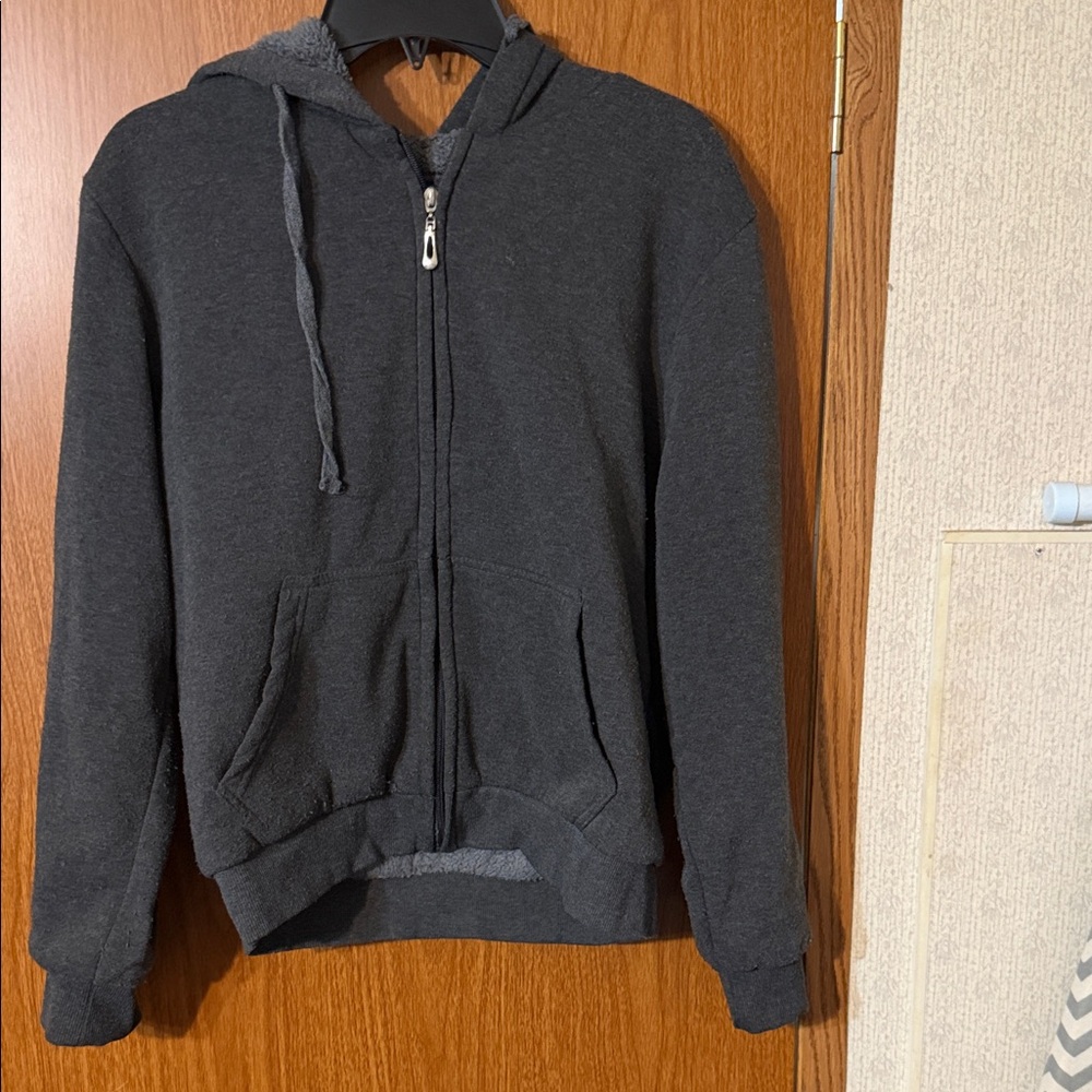 Men's Gray Hoodie Sweater